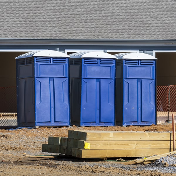 are there any restrictions on where i can place the portable restrooms during my rental period in Morning Glory